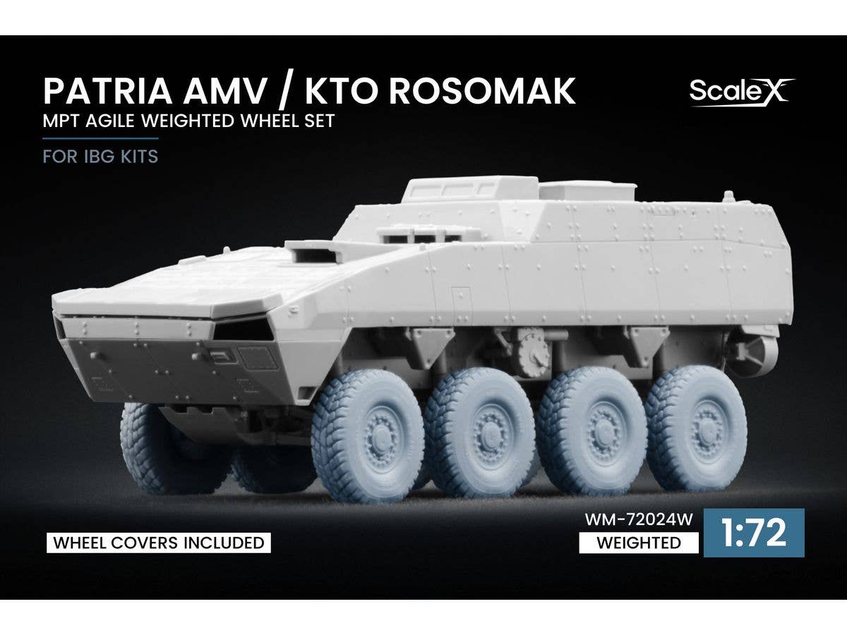 Patria AMV / KTO ROSOMAK MPT Agile Weighted wheel set (for IBG)