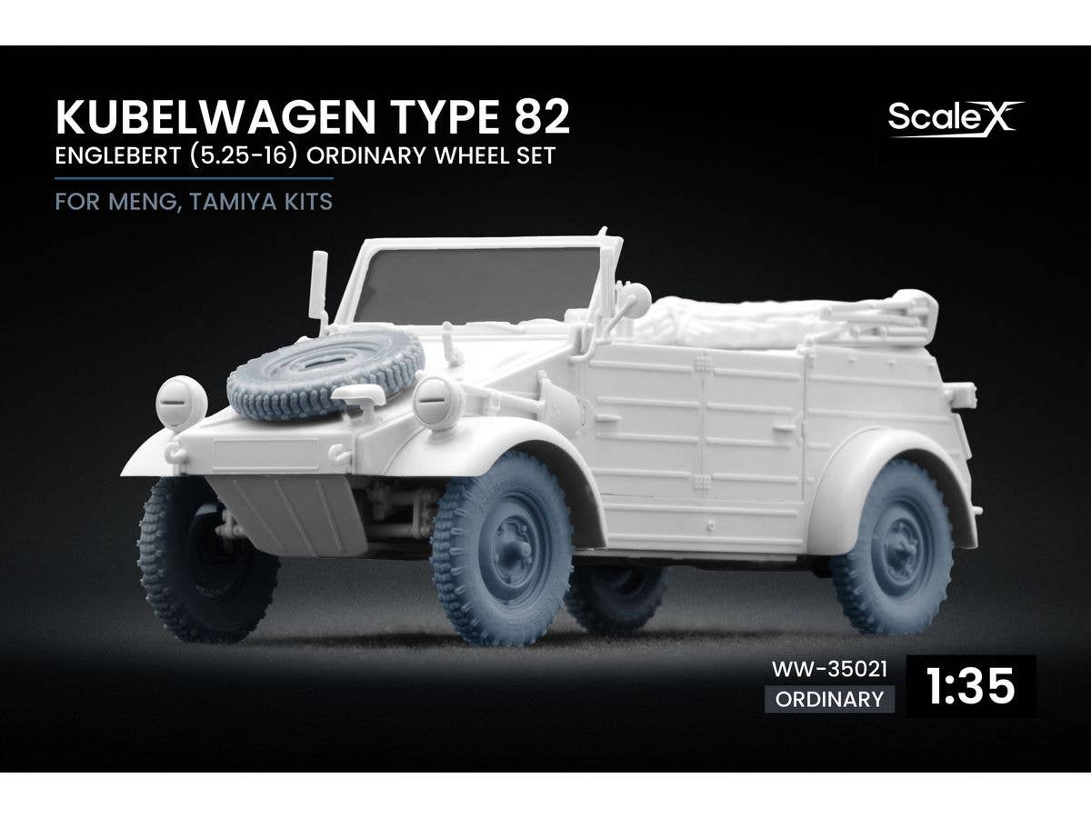 Kubelwagen type 82 Englebert Ordinary wheel set ( for Meng,Tamiya)