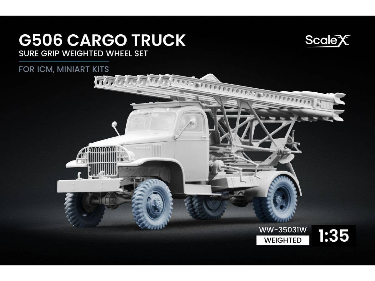 G506 Cargo Truck Sure Grip Weighted wheel set (for ICM, Miniart)