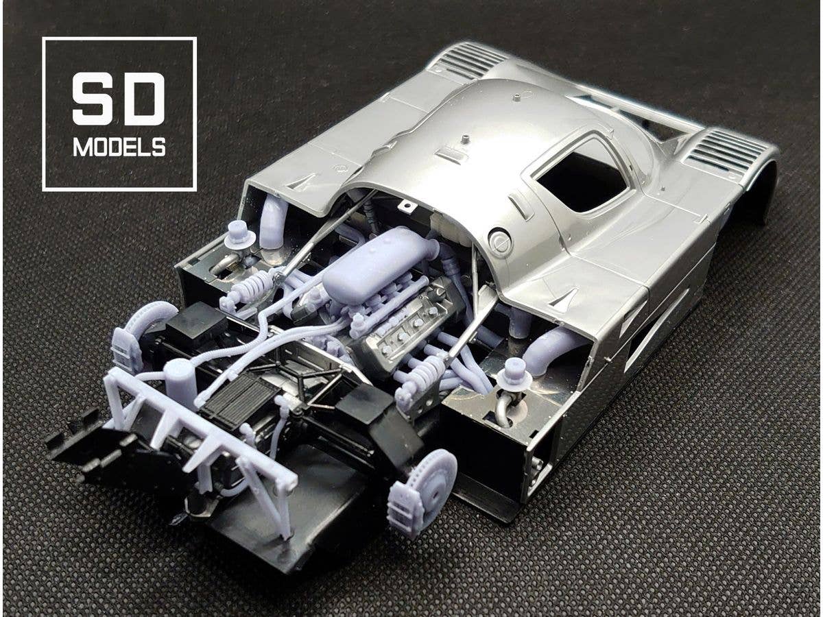 Sauber Mercedes C9 (1989 Le Mans) Additional Parts,Tamiya Compatible,3D Printed