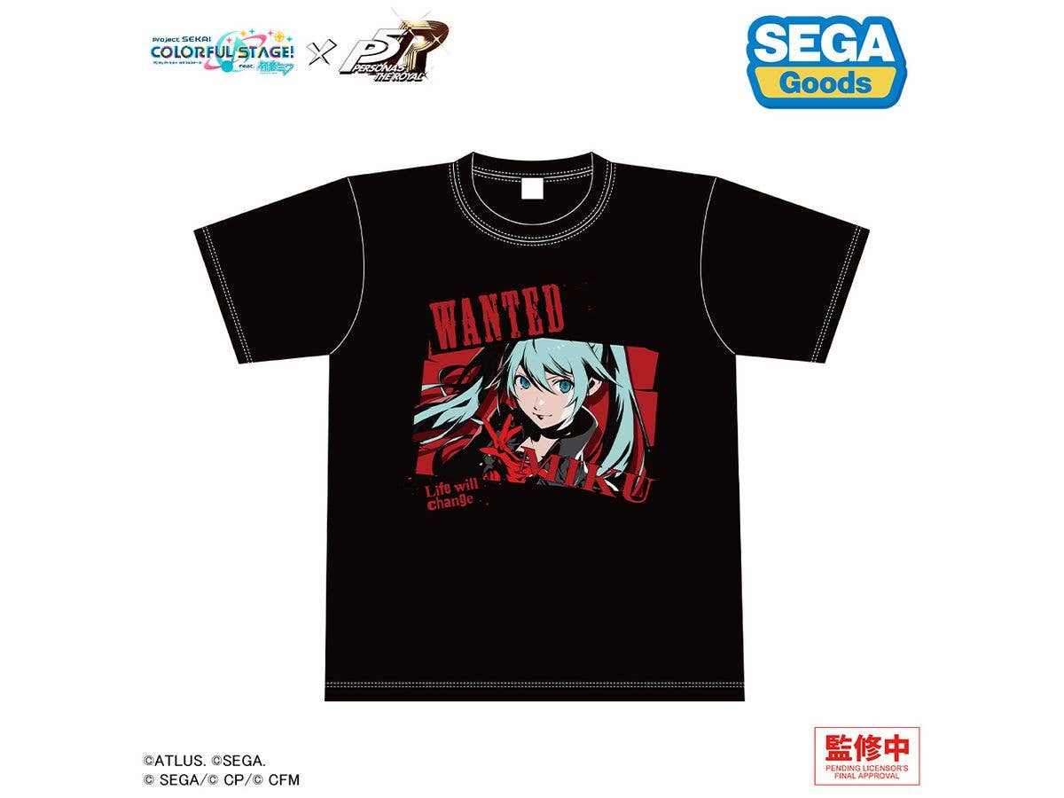 Project SEKAI Colorful Stage! feat. Hatsune Miku x Persona 5 The Royal: Graphic T-Shirt Hatsune Miku