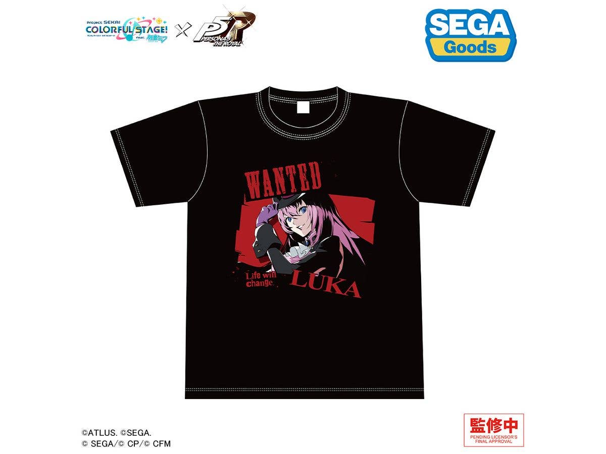 Project SEKAI Colorful Stage! feat. Hatsune Miku x Persona 5 The Royal: Graphic T-Shirt - Megurine Luka