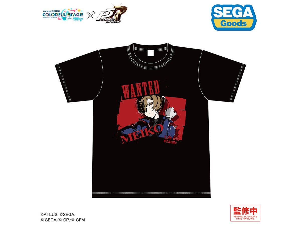 Project Sekai Colorful Stage! feat. Hatsune Miku x Persona 5 The Royal: Graphic T-Shirt MEIKO
