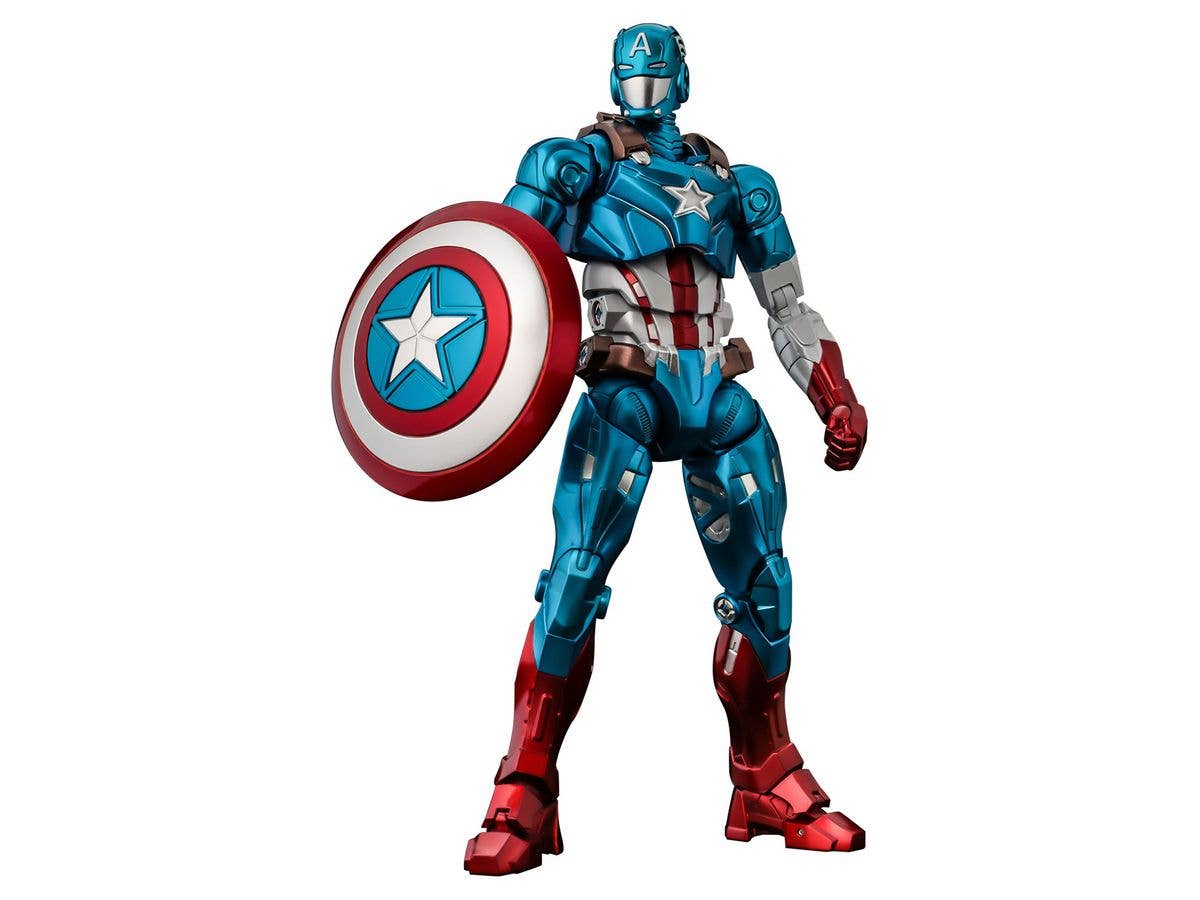 Fighting Armor Captain America