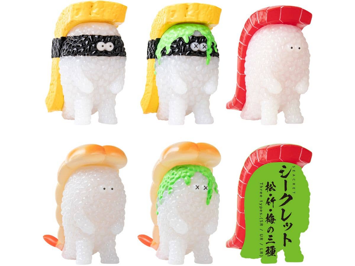SUSHI MONSTER SUSHI-L.A.: (Sushi Size) Figure Collection: 1Box (6pcs)