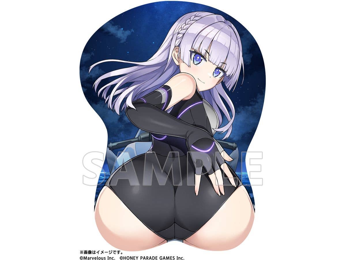 Dolphin Wave Life Size Butt Mouse Pad Schnee Weissberg
