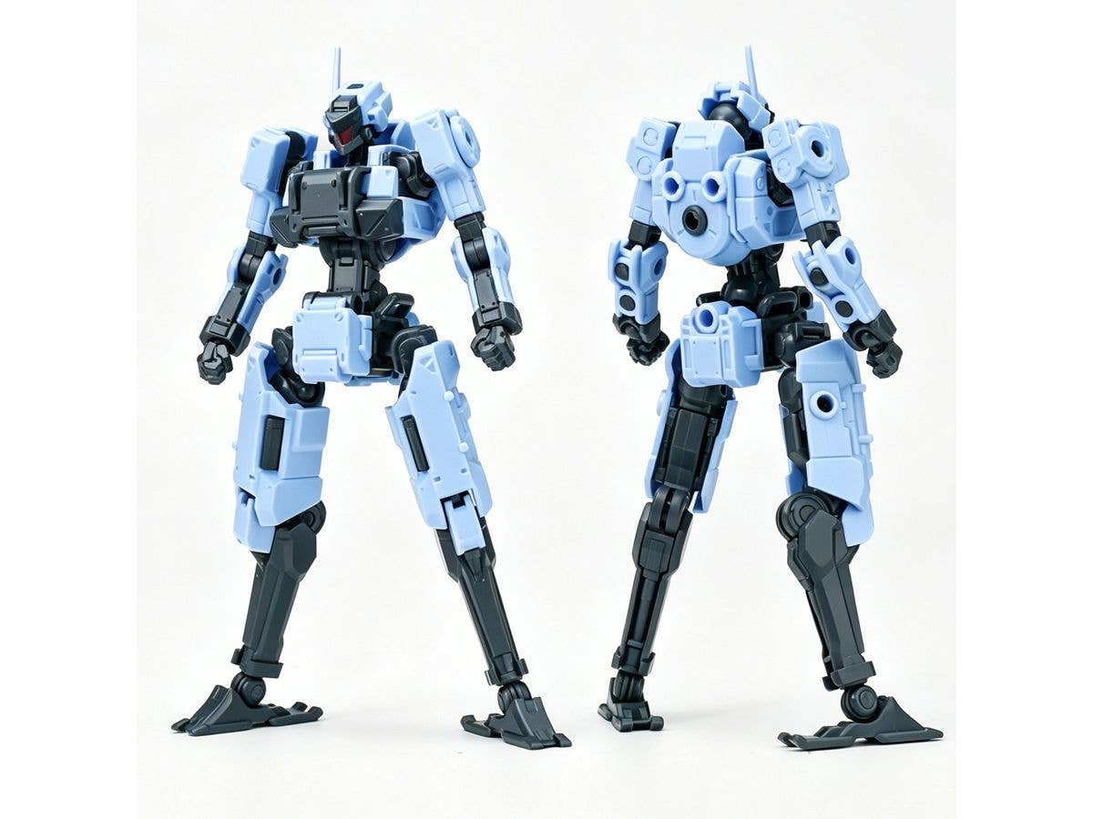 3 min project Series Fenrir Plastic Model Kit (Light Blue)