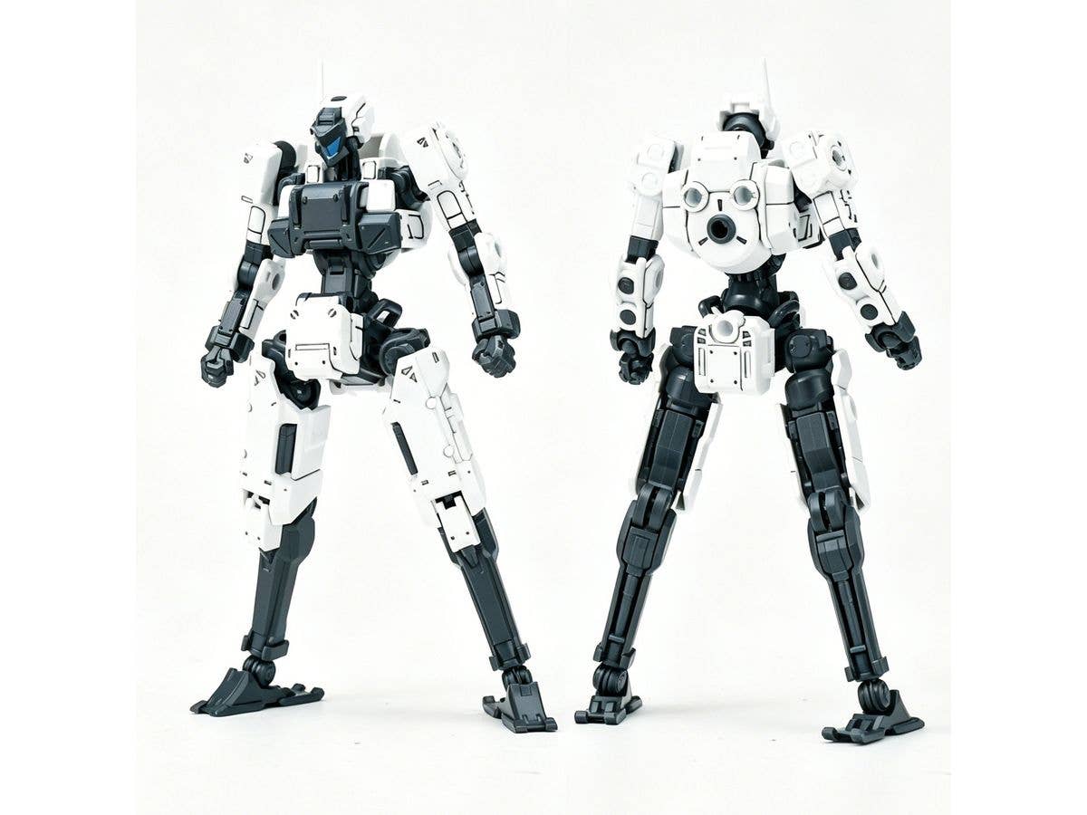 3 min project Series Fenrir Plastic Model Kit (White)