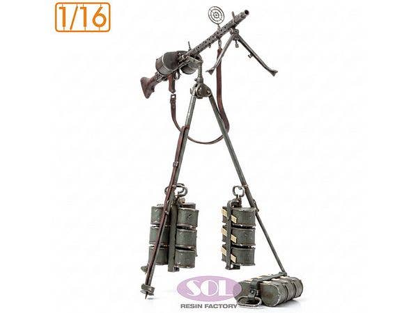 Anti-aircraft MG34 with Patronentrommel 34