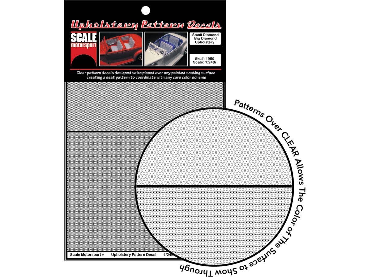 Diamond Upholstery Decal SKU #1950