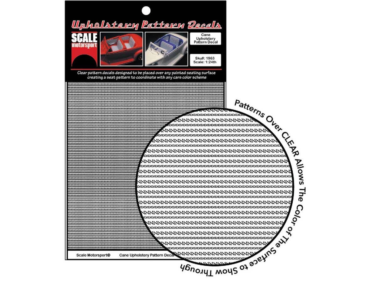 Cane Upholstery Decal SKU #1963