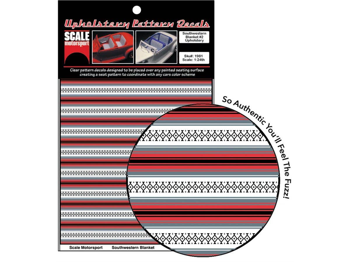 Southwest Blanket #2 Upholstery Decal SKU #1981