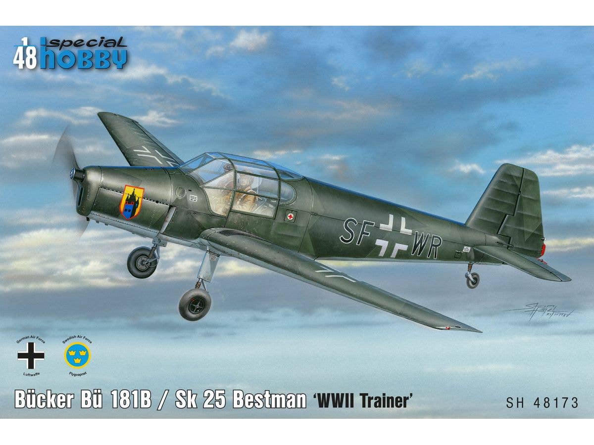 Bucker Bu 181B / Sk 25 Bestmann WWII Trainer