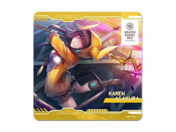 Heaven Burns Red: Rubber Mat Coaster [Karen Asakura]