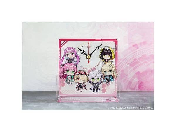 Heavenburns Red: Petit Choco Mini Acrylic Desk Clock Cyberpunk Ver.