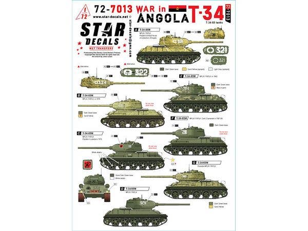 War in Angola #1. T-34/85. MPLA/FAPLA in 1970-80s.