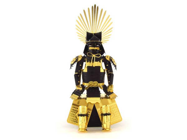Metallic Nano Puzzle Multicolor: Yoroi (Japanese Armour) Toyotomi Hideyoshi (W50 x D45 x H110mm)