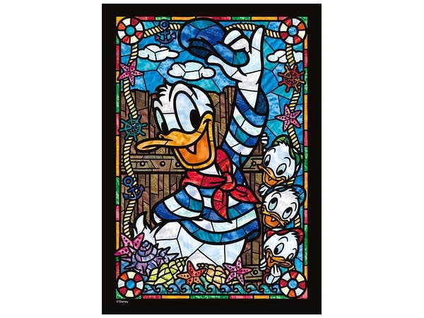 Stained Art Puzzle: Donald Duck Stained Glass 266pcs
