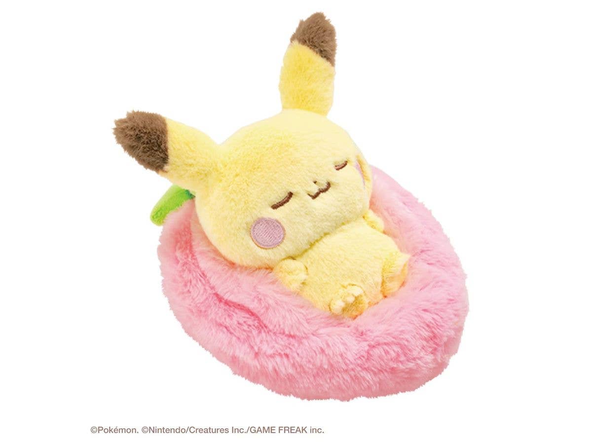 Pokemon Poke Peace Sleeping Fruit Plush Toy Pikachu