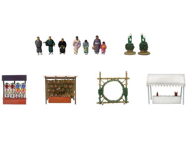 Scenery Accessories 040-1R New Year's Set 1R