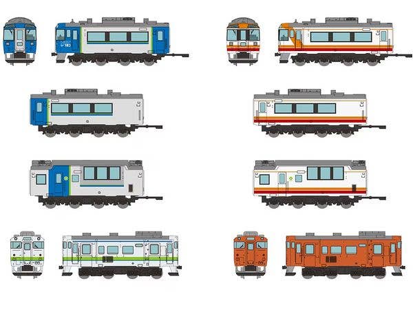 Tetsucolle pocket Vol.4 Railcars Of The Northern Land 1Box 10pcs