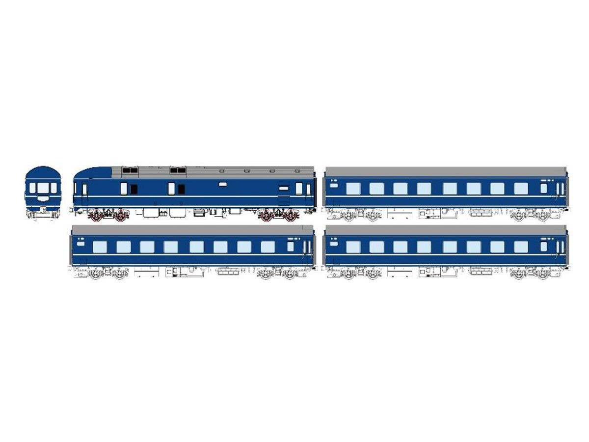 Series 20 Express Passenger Car 4-Car Set (KAYA21 x 1, NAHA21 x 3, 3-Stripe)