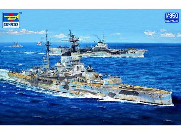 British Royal Navy Revenge-Class Battleship HMS Resolution