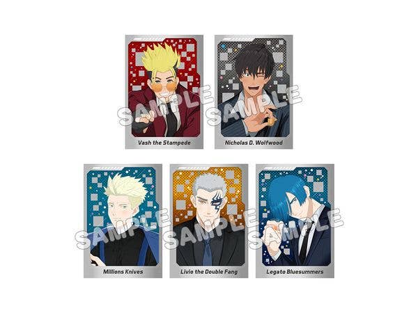 TRIGUN STARGAZE: Original Illustration Metallic Trading Cards 1 Box (5 cards)