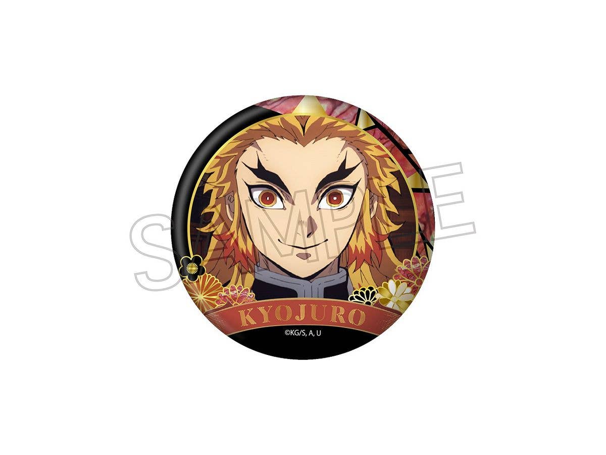 Demon Slayer: Kimetsu no Yaiba - Mother-of-Pearl Style Series Can Badge Vol. 4 Kyojuro Rengoku