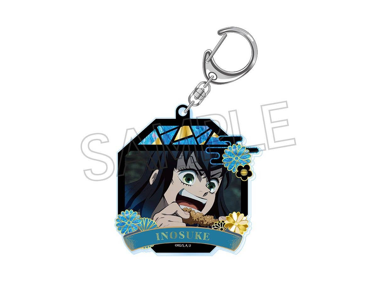 Demon Slayer: Kimetsu no Yaiba - Mother-of-Pearl Style Series Acrylic Keychain Vol. 4 - Inosuke Hashibira