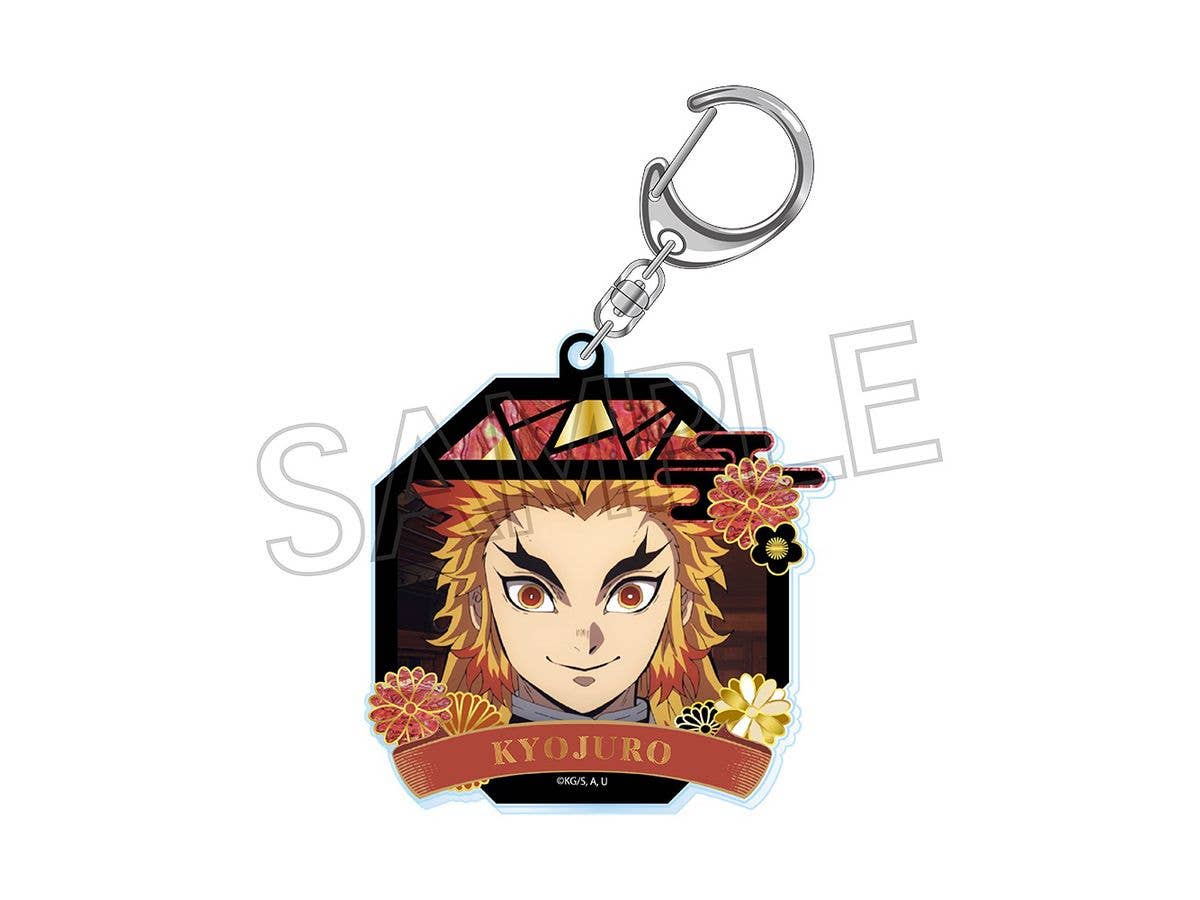 Demon Slayer: Kimetsu no Yaiba - Mother-of-Pearl Style Series Acrylic Keychain Vol. 4 Kyojuro Rengoku