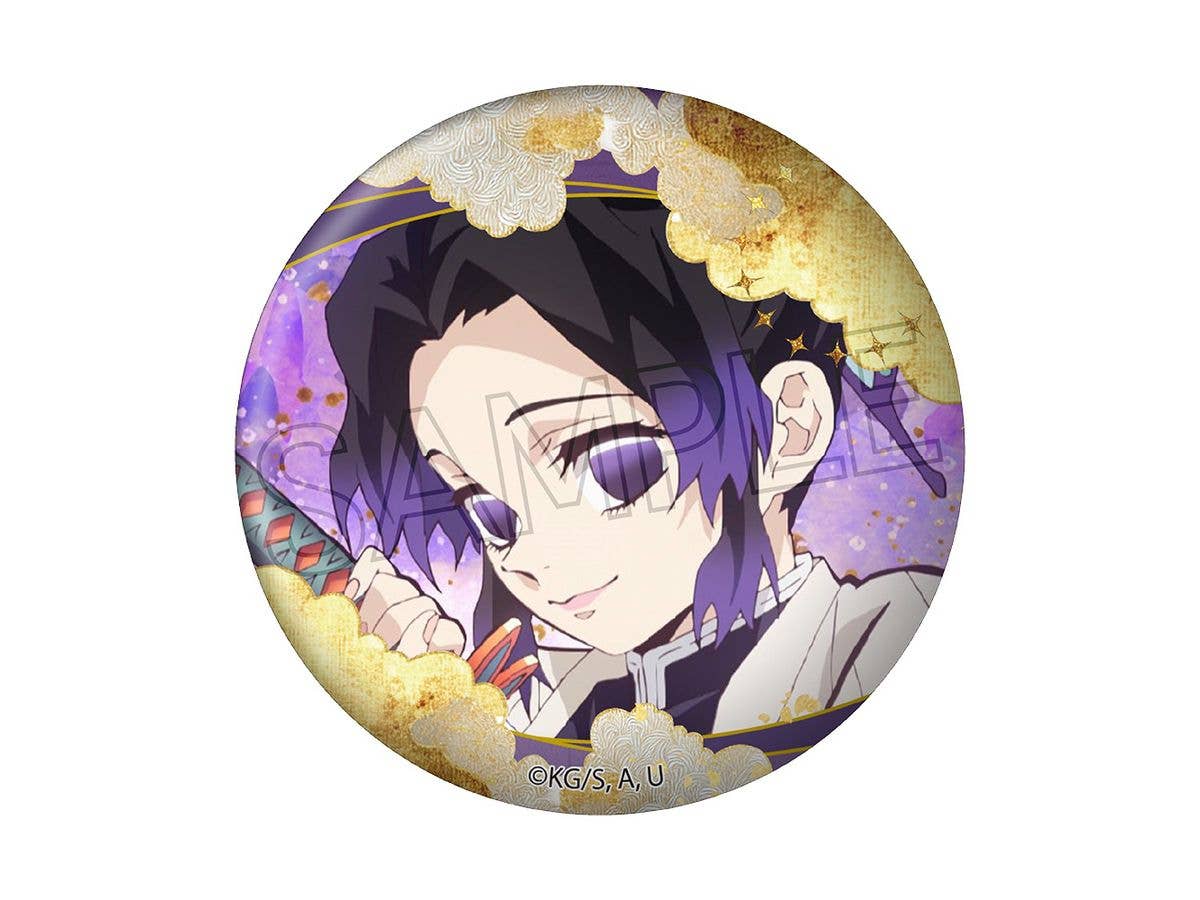 Demon Slayer: Kimetsu no Yaiba: Metal Can Badge -Floating Clouds- Vol.1 Shinobu Kocho