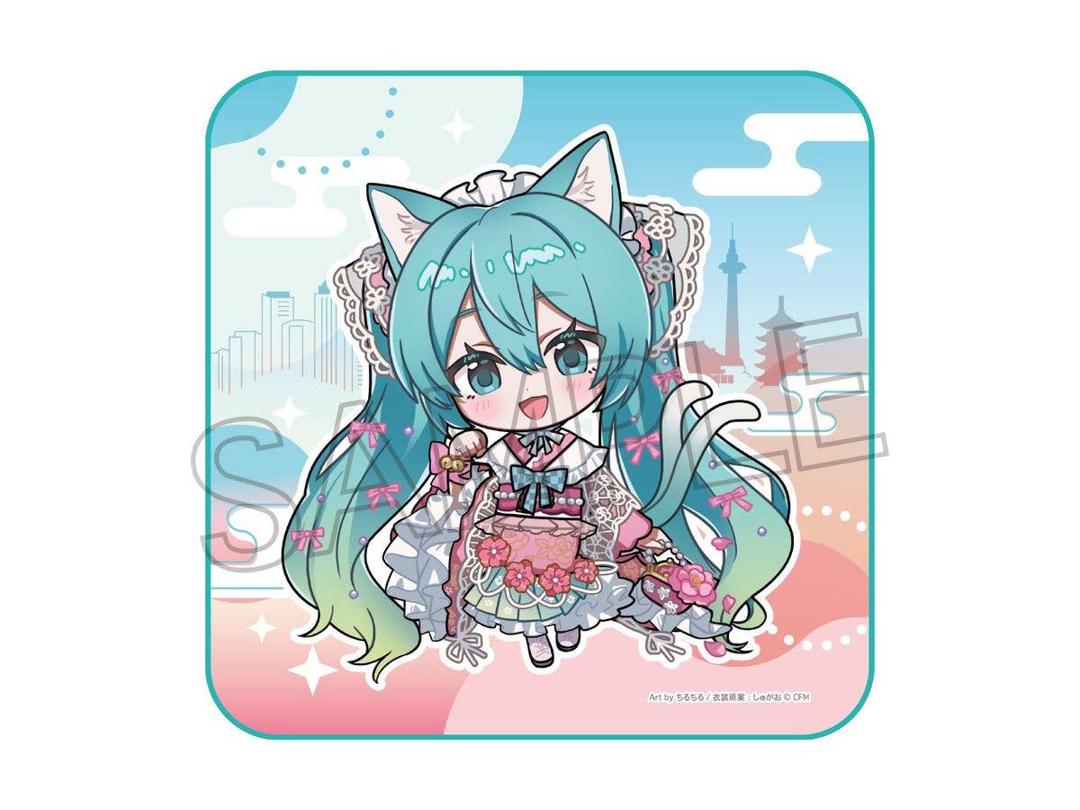 Hatsune Miku: Hyakki Yako -Kaido Sanpo- Mini Towel Hatsune Miku