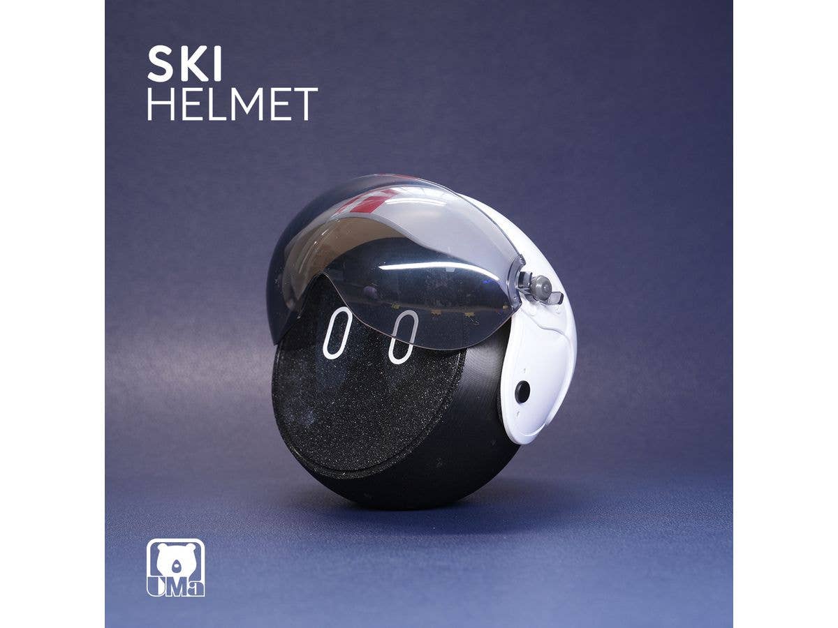Ski Helmet Decorative Ornament (alpine white)