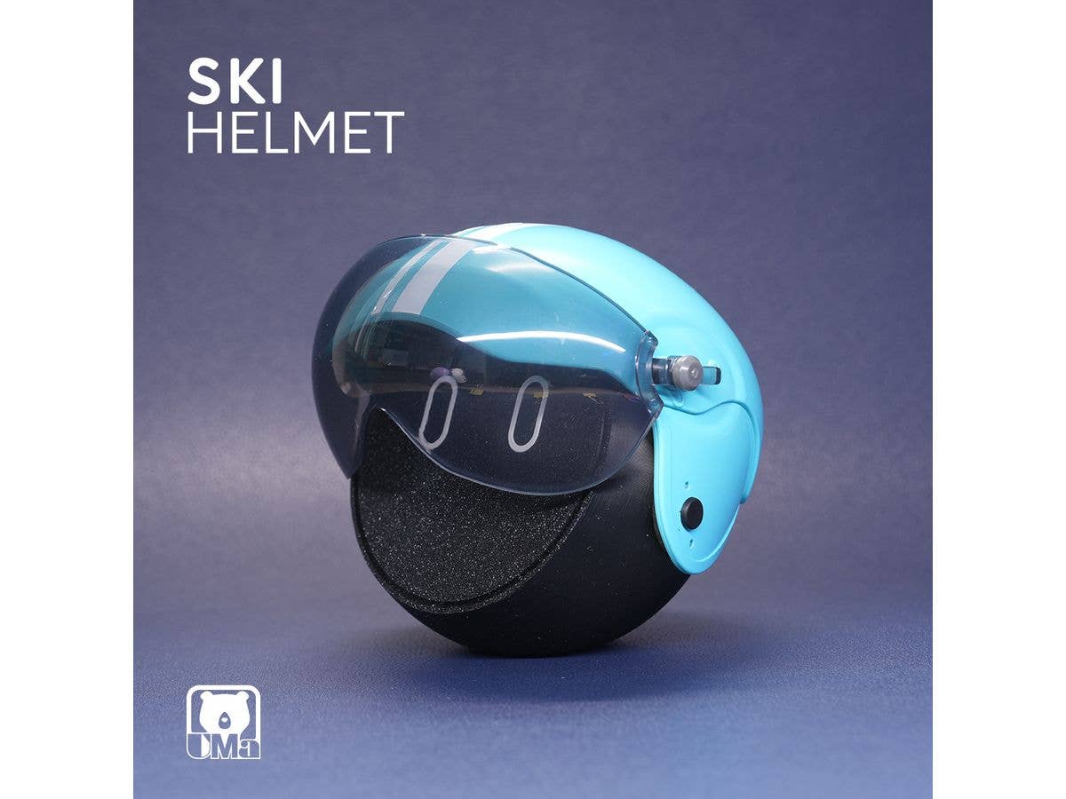 Ski Helmet Decorative Ornament (tiffany blue)