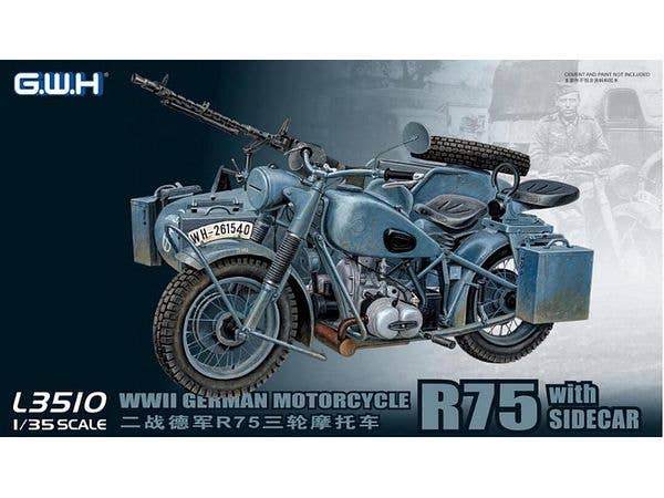 WWII German Motorcycle R75 Side Car