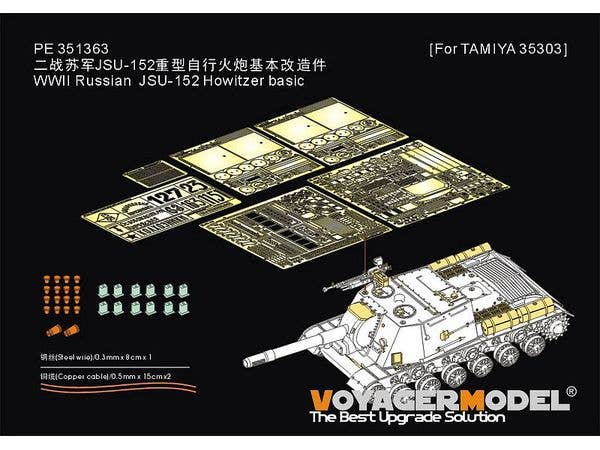 WWII Russian JSU-152 Howitzer basic (For TAMIYA 35303)