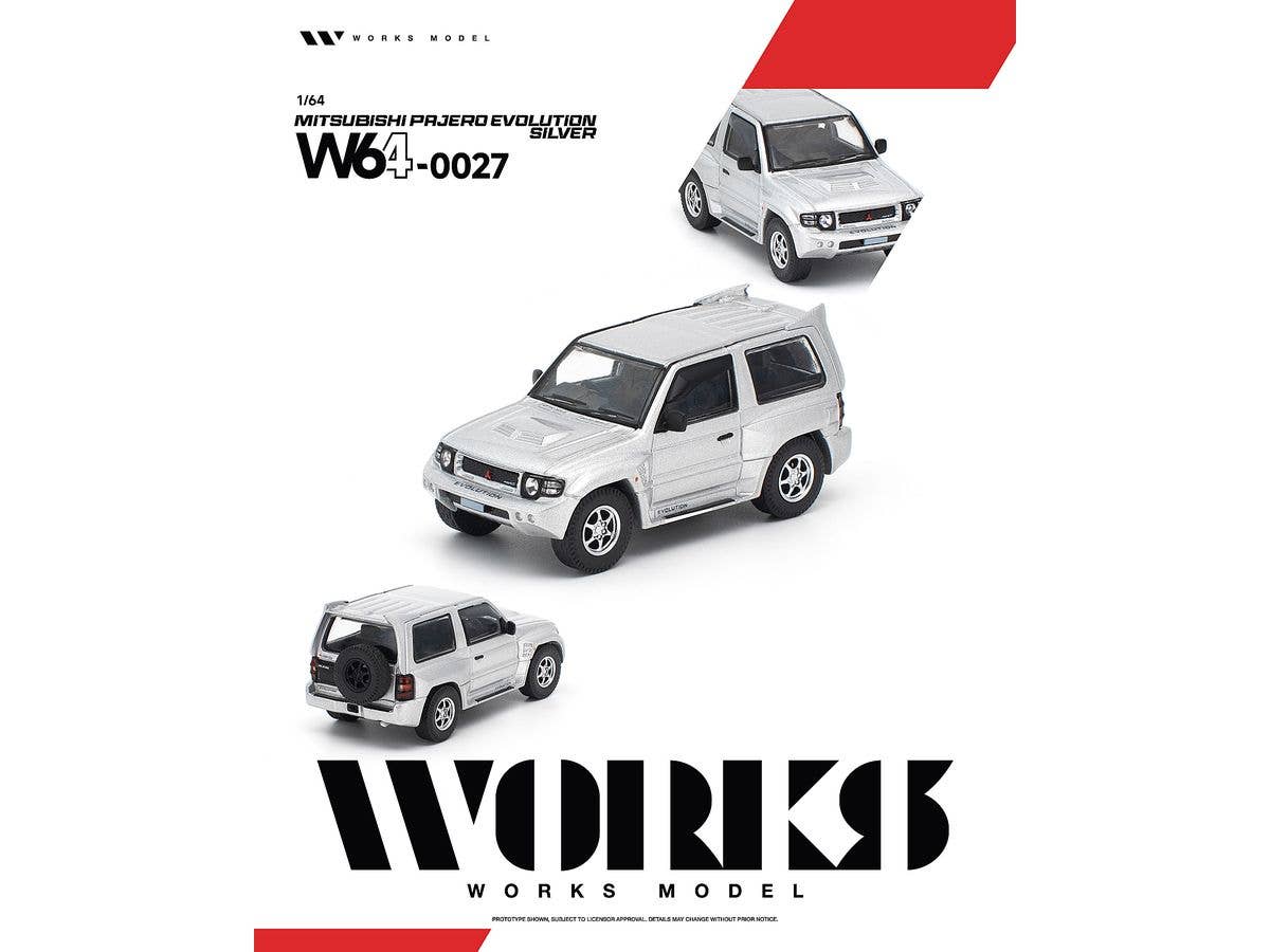 MITSUBISHI PAJERO EVOLUTION SILVER