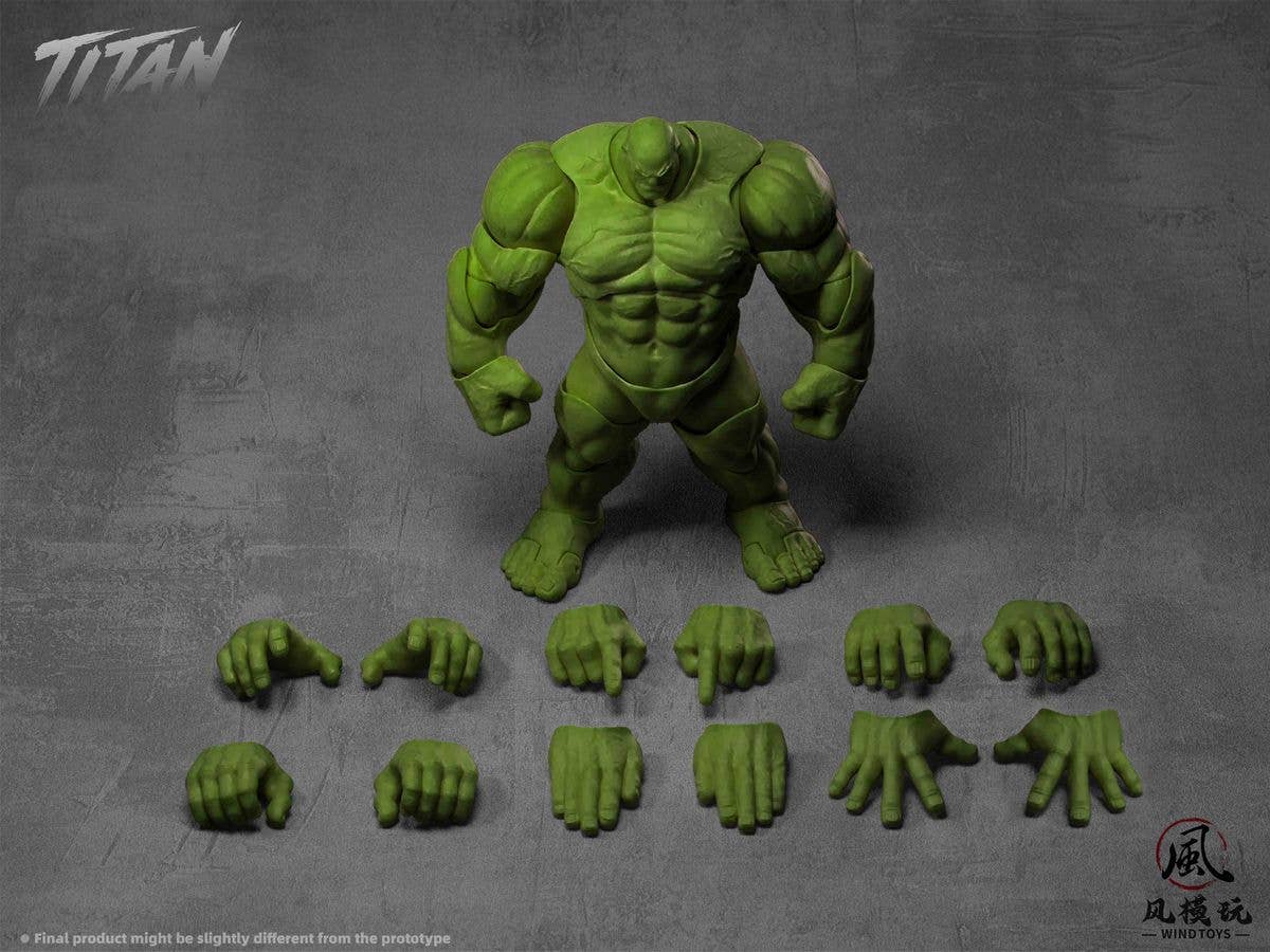 Super Action Figure Body Titan FMW010 Green Skin