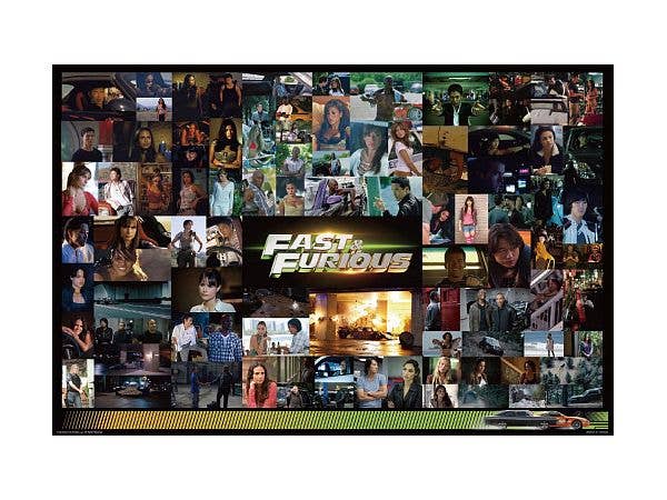 Jigsaw Puzzle: The Fast and the Furious 1000pcs (50 x 75cm)