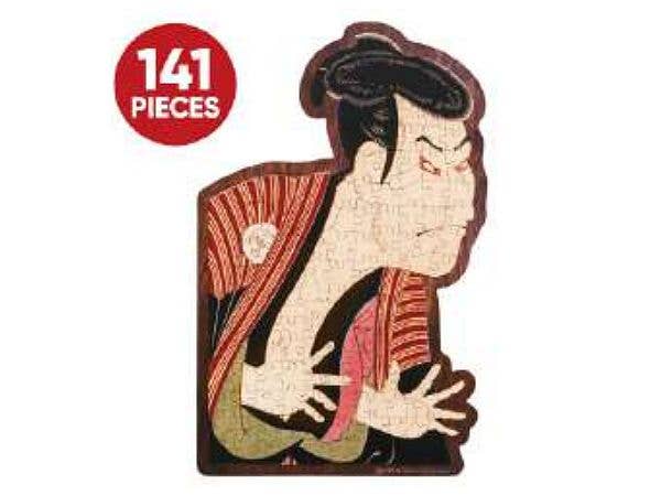 Woody Puzzle LigMe: Kabuki Actor Otani Oniji III as Yakko Edobei 141pcs (27.0 x 17.2cm)