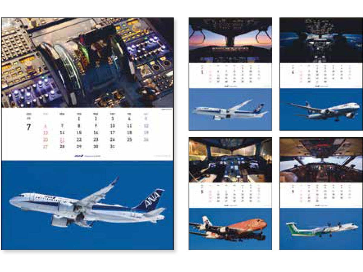 2025 Wall Hanging ANA THE COCKPIT Calendar