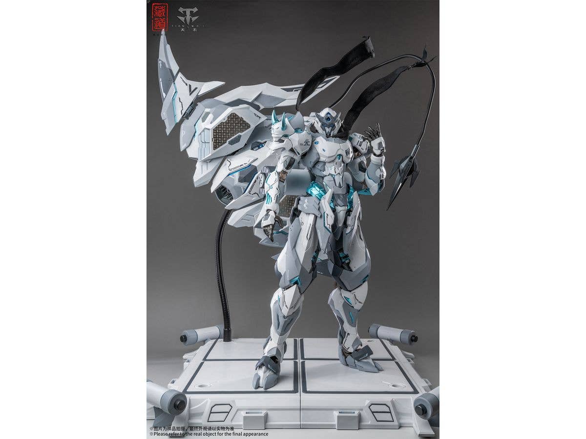 CD-07W Shadow Realm Zhan Ming White Ghost Alloy Movable Figure
